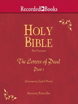 cover image of Holy Bible Letters of Paul-Part 1 Volume 27